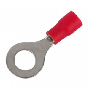 TERMINAL PRE-INSULATED RING LUG RED R6.4mm- DEBULK RV 1.25-6S