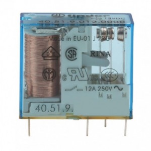 Pcb Mount Relay Spdt 12A 12VDC 5-PINS 40.51.9.012.0000