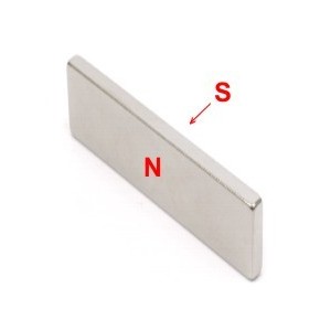 PERMANENT MAGNET BLK NEO N35 Ni 55x20x6 N35 55x20x6