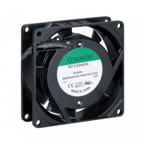 220V AXIAL FAN 80sqx38mm BAL 27CFM LEAD SF23080A-2083HBL.GN