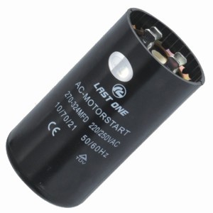 MOTOR START CAPACITOR 324uF-389uF 165VAC 46x85mm HY30/324-389 165VAC