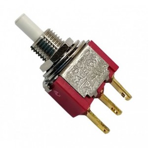Push Button Switch Spdt ON-MOM Solder 1A 125VAC P8701-FBRE