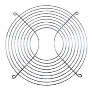 CHROME METAL FINGER GUARD FOR 254mm FAN FG-25