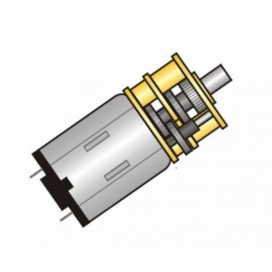 Micro Motor Geared 6VDC 0A22 47RPM QJT-12JS-6V (1:298)