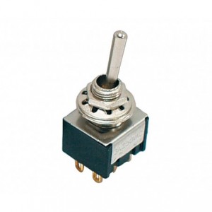 MINI Toggle Switch Dpdt P/M Sol 2A 250VAC B069E