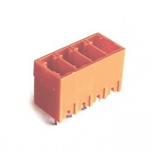 Header Str PCB-MNT 04P Closed Orange 15EDGVC-3.5-04P-15-00AH
