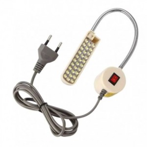 LED DESK / TABLE LIGHT W/MAGNETIC BASE &amp; SWITCH 220VAC 180041