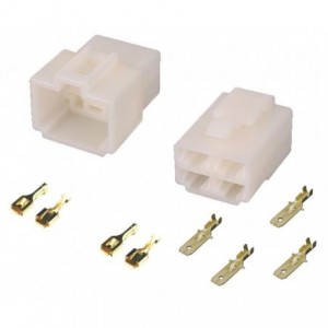 4W Automotive Inline Connector Set Complete M+f DJ7041-6.3-11/21