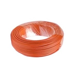 WIRE SOLID 0.34 1.6MM ORANGE - 10m/ROLLS UL1007-SOLID-AWG22-ORANGE