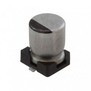 ELECTROLYTIC CAPACITOR SMD 100uF 50V HT EHV101M50RE