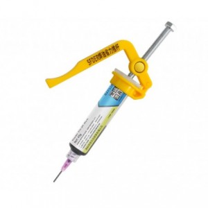 Solder Paste Dispenser Ratchet Solder PASTE/GLUE Gun + Empty Syringe+two Needles 240187