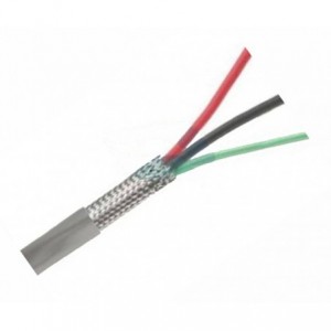 CABLE SIGNAL 3C 0.75mm OD6.5mm BRAIDED SCREEN GREY 1m HK16345