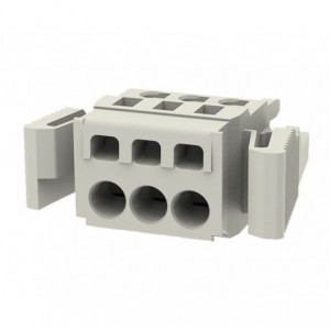 Terminal Block 3W Plug In Press Grey 8EDGKG-5.08-03P-11-01A(H)