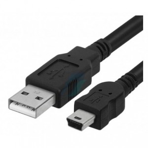 LEAD USB-A PLUG TO MINI-B 5 PIN SOCKET 2m 170641