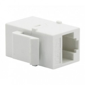 CAT6 Adaptor RJ45 Socket To Socket White Inline 220772