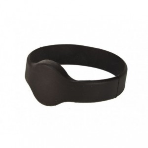 WRIST BAND RFID TAG 125KHz BLACK TK4100 125KHz