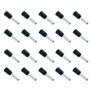 BOOT LACE TERMINAL BLACK 1.5mm2 L8 - 1K/B EVN1508