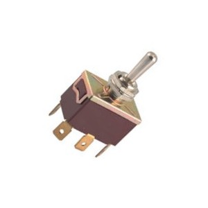 Medium Toggle Switch Dpdt ON-OFF-(ON) Spade Terminal KN3C-213AP