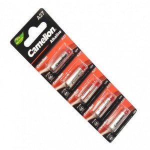 BATTERY 12V ALKALINE FOR REMOTE - 5P/PACK A27-BP5(0%Hg)