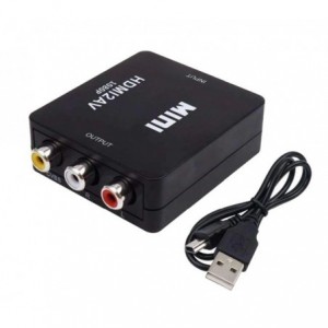 HDMI Input To Av Converter Up Scaler 1080P HD - Blk HDV-M610