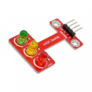 TRAFFIC SIGNAL RYG 5mm LED 5V 45x28x11mm KE0118
