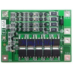 LI-ION Bms 4-SERIES W/BALANCING 16.8V 40A BMS-40A-4S-B