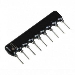 Network Resistor Sil 9-PIN 8-RES 15K L-09-1S-R15K