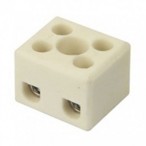 IN-LINE 32A Ceramic Terminal Block 800-DEG.C 2W 2-1602-2/ST