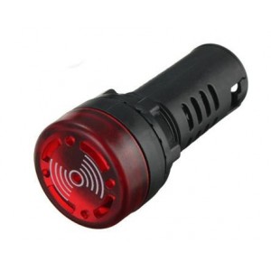 Buzzer Flash Red 24V DC/AC BU-DC-24V-R+F