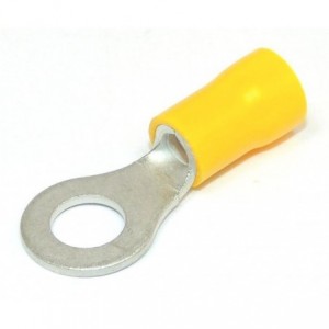TERMINAL PRE-INS RING LUG YELLOW R5.3mm RV 5.5-5