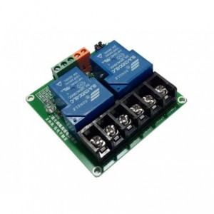 Dual Relay Board 30A 2-CH 12VDC Coils 200336