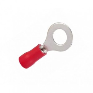 TERMINAL PRE-INS RING LUG RED R3.7mm RV 1.25-3.5M
