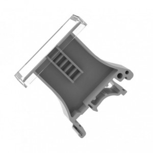 DIN RAIL BLANK FACE PLACE 44x15.5x5mm DBE-1-01P-11-00A(H)