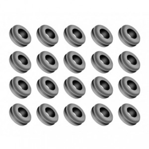 GROMMET RUBBER 6.4x9.5x14.3x1.6mm - 100P/BAG HV3109A