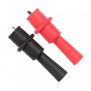 CROCODILE CLIPS SET FOR PROBES WITH PROTECTOR 71mm UT-C05B