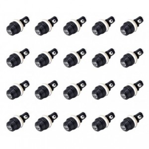 KEYED FUSE HOLDER PANEL MOUNT 5x20mm - 100/BAG BLX-4 FH043-5x20
