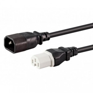 C15 SOCKET - C14 PLUG IEC POWER LEAD BLACK - 1.2m PC-MAEMICHIC073BK1.2