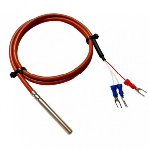 PT100 Thermocouple Sensor -200-DEG -420-DEG L1M Red WZP-035-RED