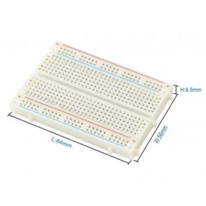 400 HOLES MINI BREADBOARD 84x56x9.5mm KS0331