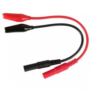 CROCODILE CLIPS SHORT TEST LEADS 110-130mm UT-L41