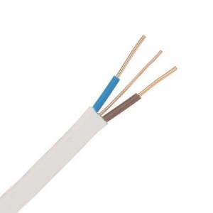 SURFIX CABLE 1.5mm2 2C+EARTH RND WHITE - OPEN REEL F0000600