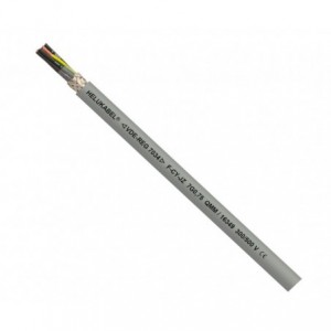 CABLE SIGNAL 4C 0.75mm BRAIDED SCREEN GREY 1m HK16346