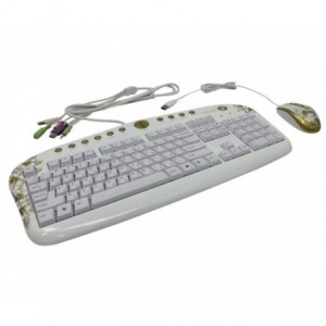 Corded Keyboard And Mouse Desktop Set GKSA-2803SR