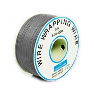 WIRE WRAPPING WIRE AWG30 GREY 150g REEL DM-30-1000-GREY