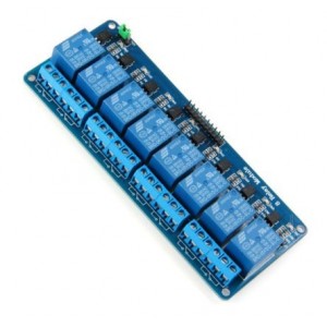 8-CH Module Board Relays With 5V Coil MD0013