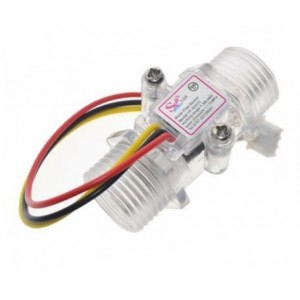 WATER FLOW SENSOR OD2x20mm ID2x14.5mm 3.5VDC 15mA YF-S201C