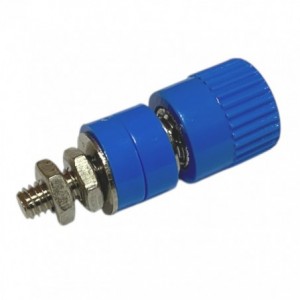 SOCKET BANANA 4mm BLUE 5A 125V K203-BL