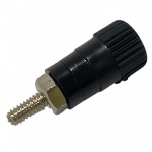 SOCKET BANANA 4mm BLACK 5A 125V (IMPERIAL) K203-BK *imp*