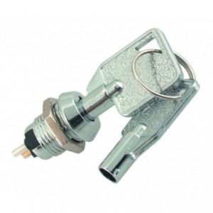 MINI Barrel Key Lock Switch 2 Pin KEY102 B0800 *a*