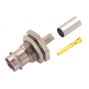 BNC PANEL MOUNT CRIMP SOCKET 5mm M5561L